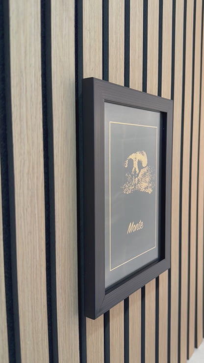 Reflektierender Pfotenabdruck oder Nasenabdruck