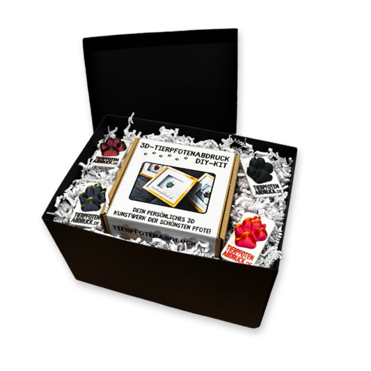 Geschenkbox, schwarz